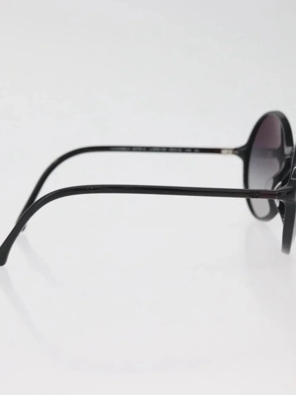 CHANEL Sunglasses plastic Black 5279-A CC Auth BA12282